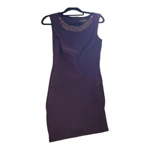 Connected Apparel Purple sheath dress size 6